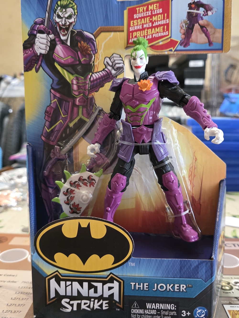 Batman Ninja Strike The Joker Action Figure Spin Master DC New Sealed